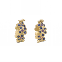 Anais Rheiner Boucles d'oreilles or jaune 18 carat saphirs