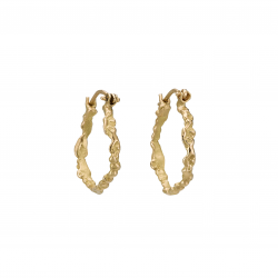Golden waterfall earrings