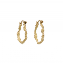 Golden waterfall earrings