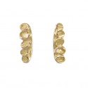 Gold foliage earrings