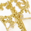 Anais Rheiner 18 carat yellow gold Mysterious garden bracelet and diamonds