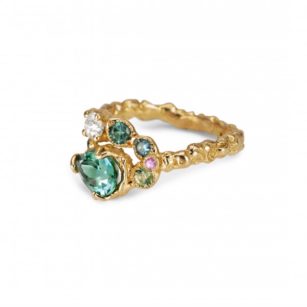 Bague Anais Rheiner or jaune 18 carat , bague unique